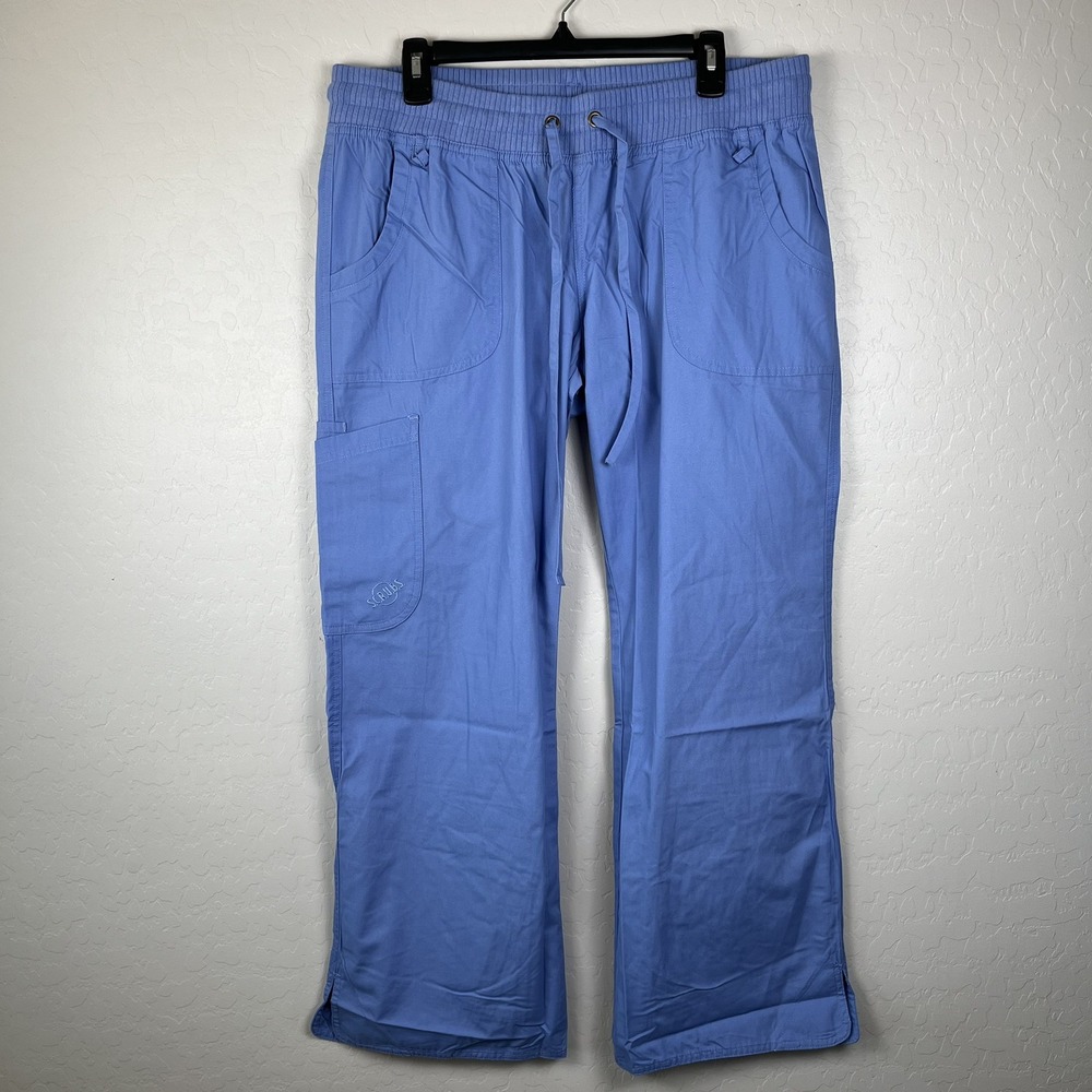 S.C.R.U.B.S. Unisex Elastic‎ Drawstring Pants Size M Average Periwinkle Bottoms